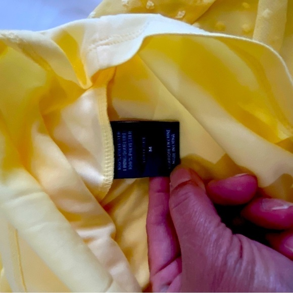 Suzy Shier yellow short summer  dress size M - Picture 7 of 7